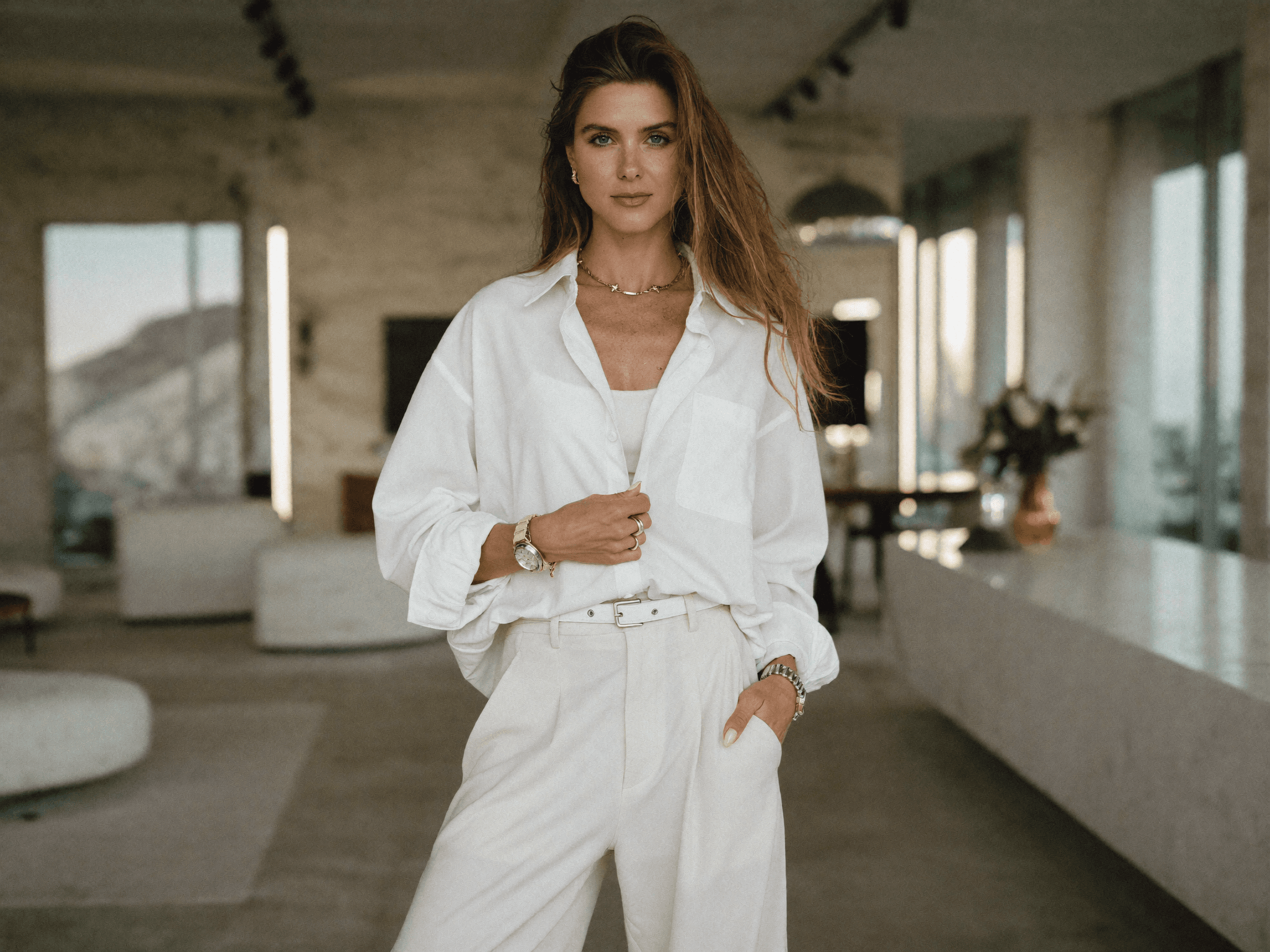 Antonina Lagutina at the studio